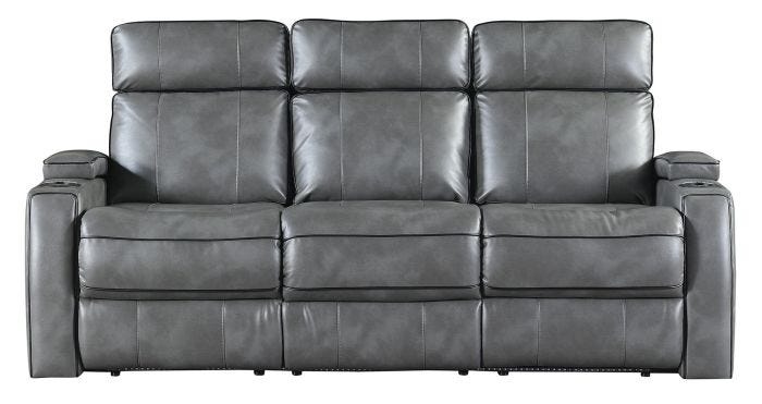 Greyson Power Sofa with Console