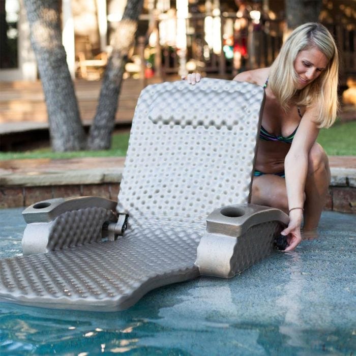 Super soft adjustable pool recliner sales