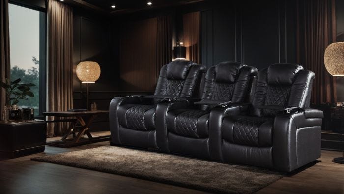 Turbo 3 Seat Home Theater Group