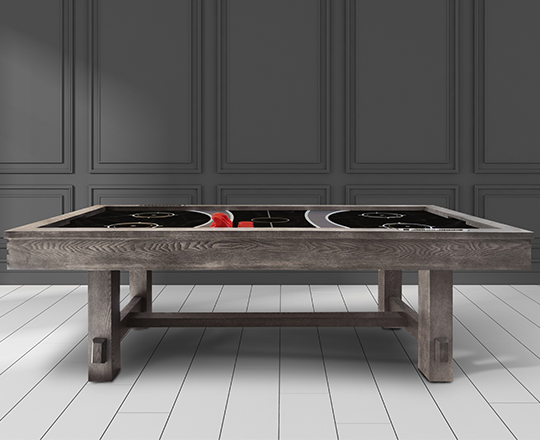Air Hockey Table On Wood Floor