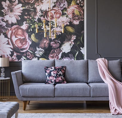 Sofa in a living room