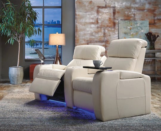 Theater set in a contemporary living space