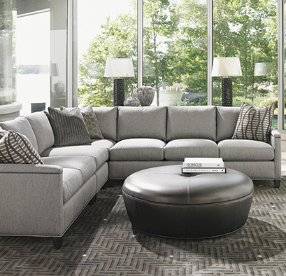 Sectional in a living room