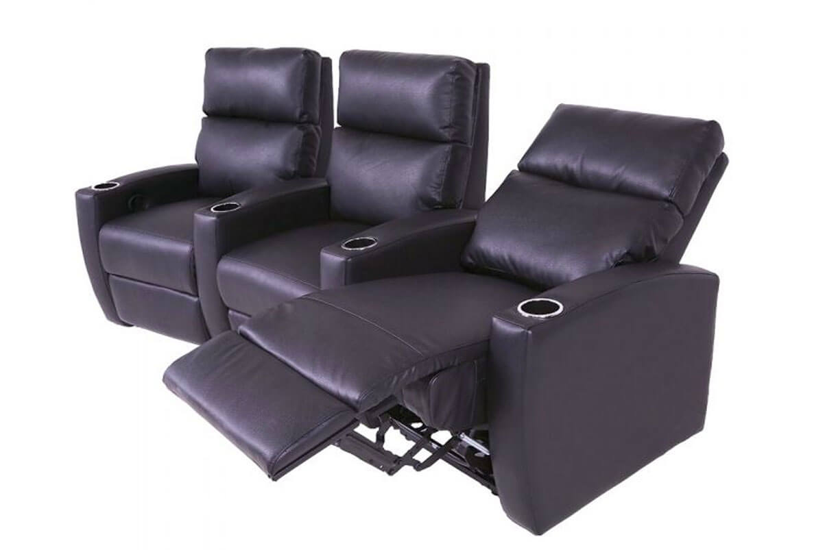 Milan 3-Seat Home Theater Group